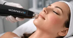 Morpheus8 RF microneedling treatment for skin tightening and rejuvenation